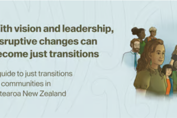 A screencap of the report, with text saying ' With vision and leadership, disruptive changes can become just transitions'.